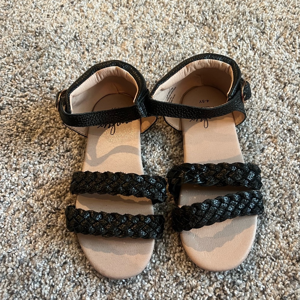 Monkey Feet leather braided sandal